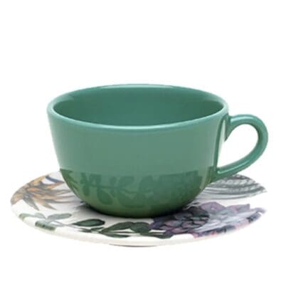 Xicará/Caneca de Chá com Pires 200ml Unni Bothânica - Oxford