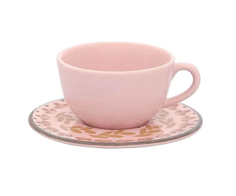 37244 Xícara/Caneca de Chá com Pires 200ml Unni Alba - Oxford - Imagem 1