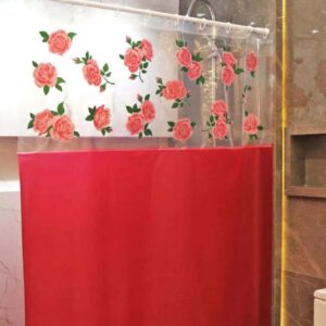 Cortina de Box Visor Rosas - Perfetto - Imagem 2