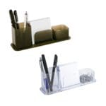 Porta Canetas/Clips/Lembretes Triplo 24x7x8cm - Dello