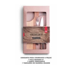 Conjunto Para Churrasco 3 Peças