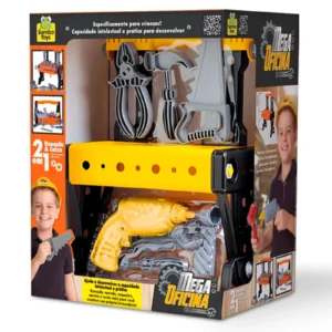 Mega Oficina Com bancada E Caixa De Ferramenta Samba Toys