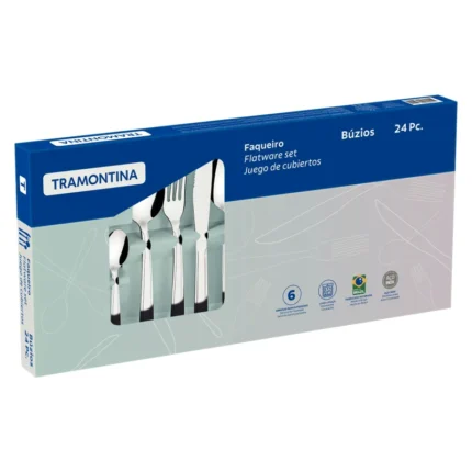 Faqueiro 24pçs Buzios Aço Inox - Tramontina
