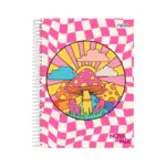 Caderno Universitário Espiral 1 Matéria 80 Folhas Mix Feminina - Nova Cadernos