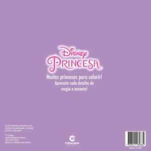 Livro de Colorir Arte e Cor Disney Princesas - Culturama - Imagem 3