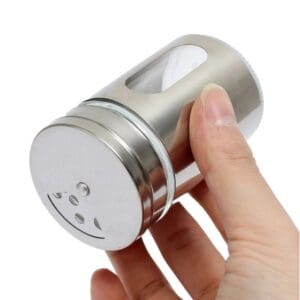 Porta Condimento de Vidro e Inox - Dolce Home - Imagem 5