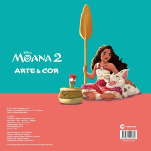 Livro de Colorir Arte e Cor Moana 2 - Culturama - Imagem 2