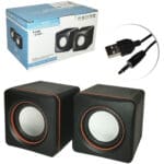 Caixa de Som 2.0 Multimedia Speaker Digital c/ Fio USB - Exocell