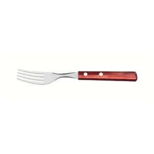 Garfo de Mesa De Aço Inox e Cabo em Madeira Wood