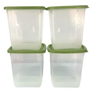 Conjunto C/ 4 Organizadores Quadrados Altos Home 625ml - Giplás - Imagem 2