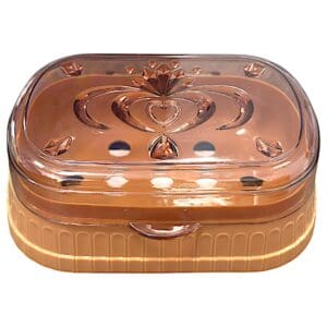 Porta Sabonete Com Tampa de Plástico - Talberg - Imagem 3