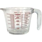 Jarra Medidora de Vidro Borosilicato 600ML