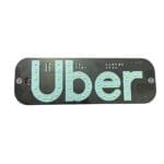 Placa De Led UBER Com Ventosa Com Alimentação USB