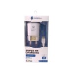 Carregador de Celular c/ Cabo Tipo C - Exocell