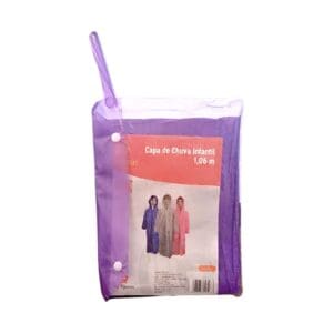 Capa de Chuva de Plástico Color Infantil 1,06m - Rio Tijucas
