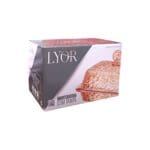 Manteigueira de Cristal Com Tampa - Lyor