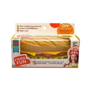 Brinquedo Hora do Lanche Hamburguer - Miki Toy - Imagem 5