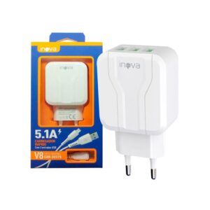 Carregador Rápido c/ Entradas i6 USB  - Inova