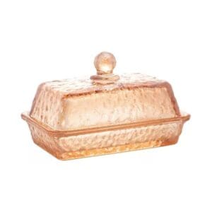 Manteigueira de Cristal Com Tampa - Lyor - Imagem 2