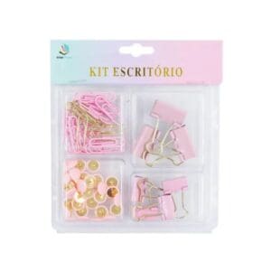 Kit Escritório em Plástico PP e Aço - Inter Paper