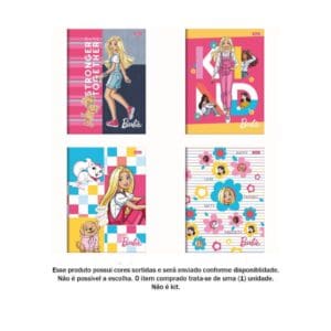 Caderno Brochura Barbie 80 Folhas 140mmx202mm - Foroni - Imagem 2