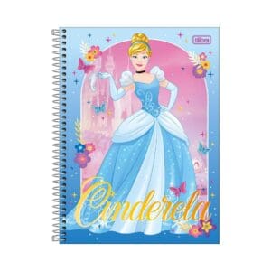 Caderno Universitário 80 Folhas 1 Matéria Princesa Disney - Tilibra - Imagem 6