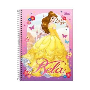 Caderno Universitário 80 Folhas 1 Matéria Princesa Disney - Tilibra - Imagem 4