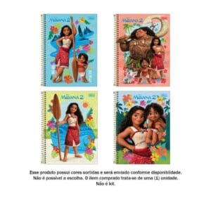 Caderno Espiral Universitário Moana 2 C/ 80 Folhas - Tilibra - Imagem 5