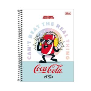 Caderno Universitário Coca-Cola 1 Matéria C/ 80 Folhas - Tilibra Connect
