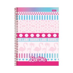 Caderno Universitário Barbie 1 Matéria C/ 80 Folhas - Foroni
