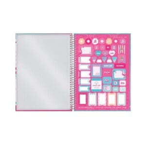 Caderno Universitário Barbie 1 Matéria C/ 80 Folhas - Foroni - Imagem 3