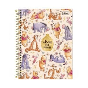 Caderno Universitário Winnie the Pooh 1 Matéria C/ 80 Folhas - Tilibra - Imagem 5
