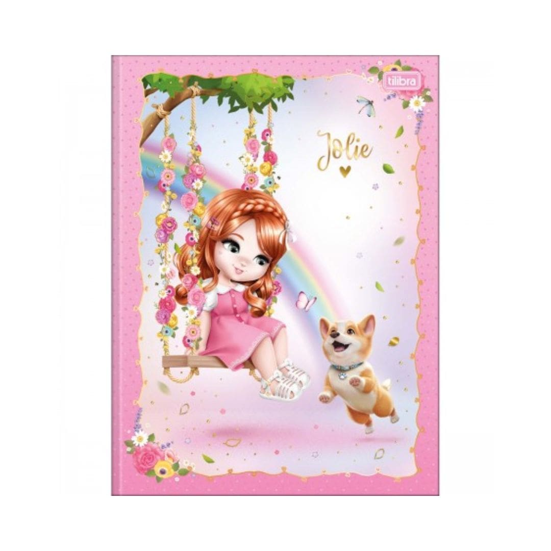 Caderno Brochura Jolie 1 Matéria C/ 80 Folhas - Tilibra - Imagem 1
