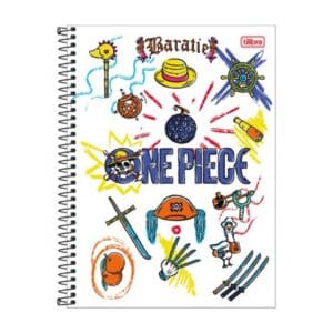 Caderno Universitário One Piece Netflix 1 Matéria 80 Folhas - Tilibra