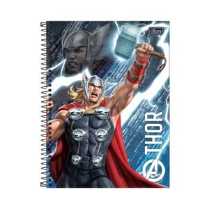 Caderno Universitário Avengers 1 Matéria 80 Folhas - Tilibra - Imagem 3