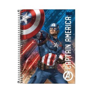 Caderno Universitário Avengers 1 Matéria 80 Folhas - Tilibra