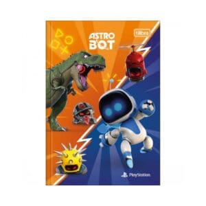 Caderno Brochura Astro Bot Play Station 1 Matéria 80 Folhas - Tilibra - Imagem 3