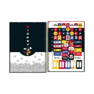 Caderno Universitário Mickey 1 Matéria 80 Folhas - Tilibra - Imagem 7