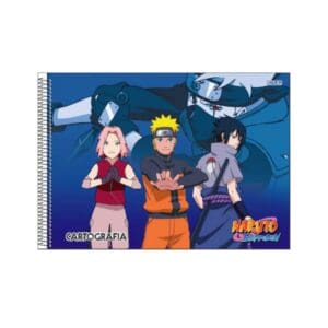 Caderno Desenho/Cartografia 60 Folhas Naruto Shippuden - SD - Imagem 5