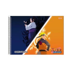 Caderno Desenho/Cartografia 60 Folhas Naruto Shippuden - SD - Imagem 4