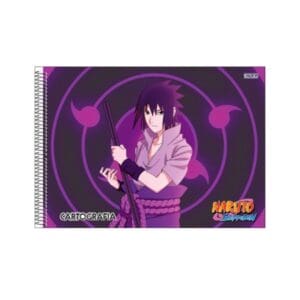 Caderno Desenho/Cartografia 60 Folhas Naruto Shippuden - SD - Imagem 3