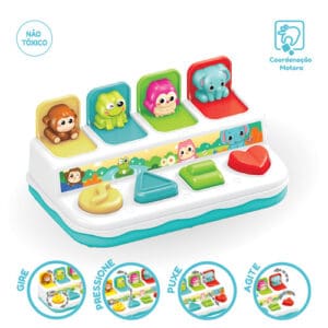 Brinquedo para Bebês Turminha Pop-Up - Polibrinq - Imagem 2
