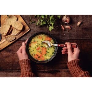 Colher de Mesa De Aço Inox e Cabo em Madeira Wood - Imagem 2