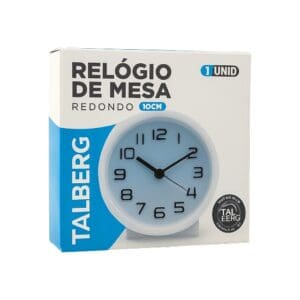 Relógio de Mesa Redondo 10cm - Talberg