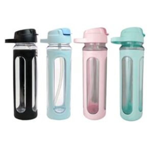 Garrafa Squeeze de Plástico 650ml Bico Retrátil - Em Casa Tem - Imagem 2