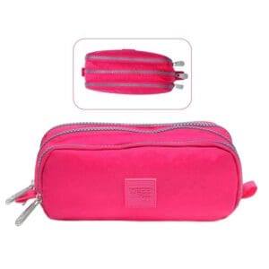 Estojo Nylon 3 Zippers Liso Cores Sortidas - Yepp Bags - Imagem 3