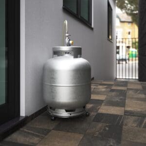 Suporte Para Botijão de Gás / Galão / Vasos de Planta - Imagem 2