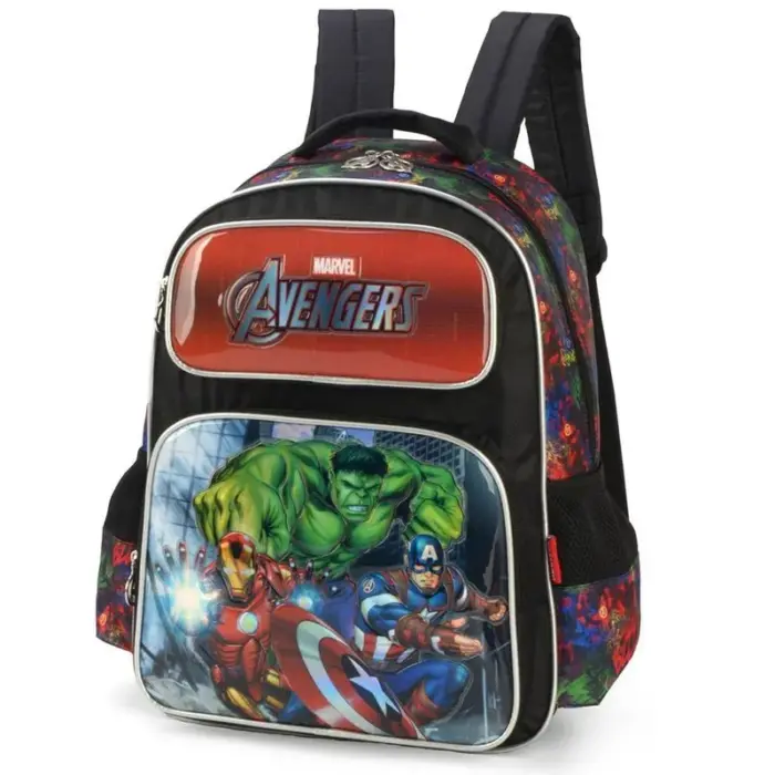 Mochila Avengers Marvel com Máscara - Luxcel - Imagem 1
