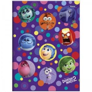 Caderno Brochura Divertida Mente 2 1 Matéria 80 Folhas - Foroni - Imagem 4