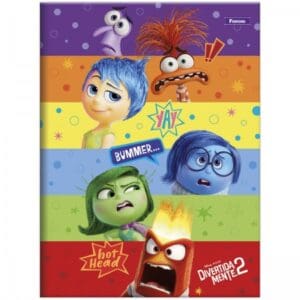 Caderno Brochura Divertida Mente 2 1 Matéria 80 Folhas - Foroni - Imagem 3